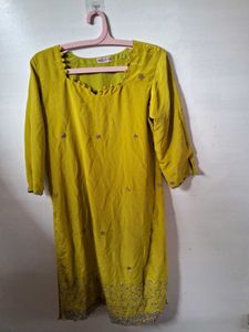 Vintage Yellow Salwar with embellishments