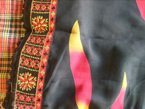 Black Saree with Embroidered Border