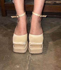 Block Mules Heels Sandal