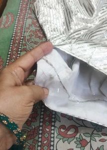 White Sequined Blouse