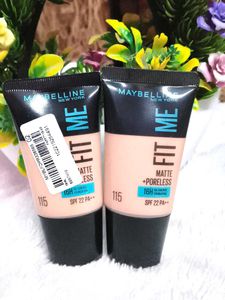 Pack of 2 Maybelline New York Liquid Foundation, M