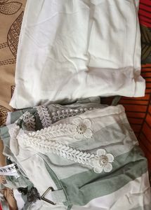 Beautiful Embroidery And Sleeves Design Kurti Set