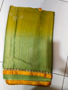 Dual Shade Chiffon Saree