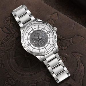 Armani Exchange Silver Chronograph Watch