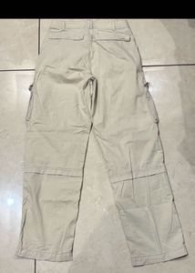 Cream Cargo Pants