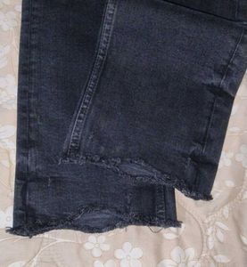 ZARA Vintage Black Straight Leg Jeans