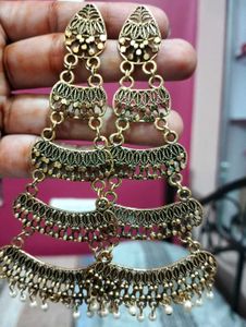 Set of 3 Pairs Ethnic Earrings