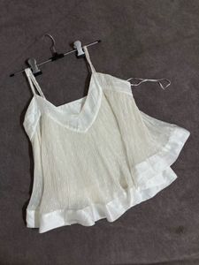 ZARA White Cami Top