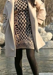 Elegant Embellished Mini Dress