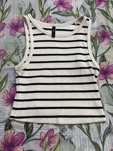Striped Ribbed Tank Top