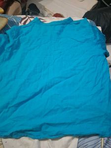 Turquoise Button-Down Kurta