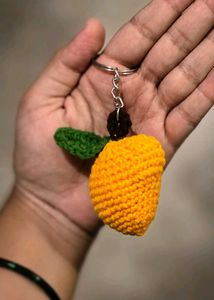 Handmade Mango Keychain
