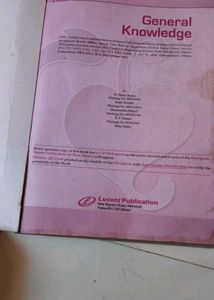 Lucent's General Knowledge In English
