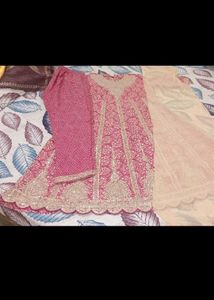 Stunning Pink Sequin Lehenga Choli