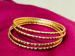 Set of 4 Elegant 1gm Gold 🆕Bangles