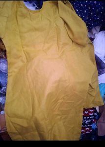 Vibrant Yellow Kurta Set with Dupatta