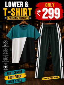 Men's T-Shirt and Lower Combo