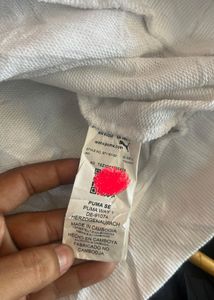 Puma White Hoodie