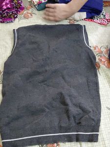 Sleeveless V-Neck Sweater Vest