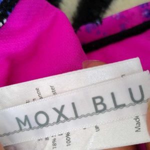 Colorful Tie-Dye Halter Bikini Top L