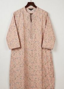 ✨ Elegant Pastel Printed Kurta – XL Size ✨