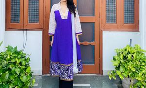 Purple Anarkali Suit