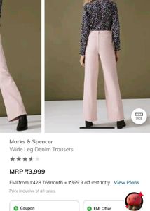 Marks &amp; Spencer Pink jeans