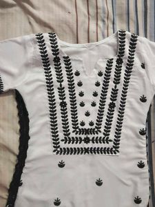 white kurti