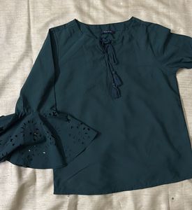 Chic Bell Sleeve Tunic Top