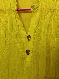 Bright Yellow Kurta