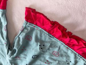 Combo :Girls' Patterned Ruffle Shorts Bundle