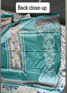 Pure Cotton Teal Kurta Fabric