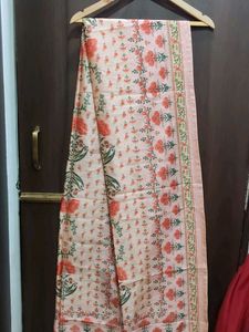Floral Print Kurta Set with Dupatta