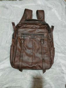 authentic jeep Leather Backpack