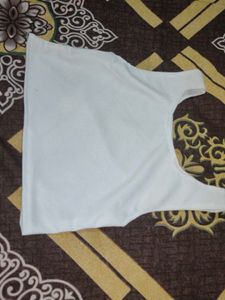 Comfortable White Sleeveless Top
