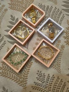 Modern Square Green Organisers - Set of 10