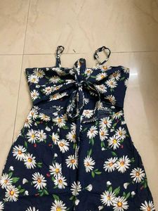 Daisy Floral Cut-Out Mini Dress