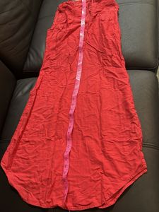 biba Red Sleeveless Tunic Top