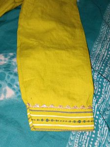 Green Striped Kurta