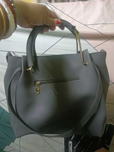 Stylish Grey Handbag