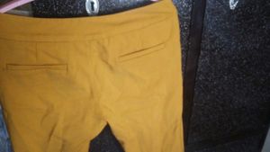 Mustard Yellow Casual Pants