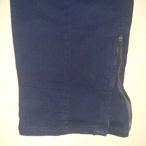 💎 ZARA Man Denim Couture Trousers - Blue