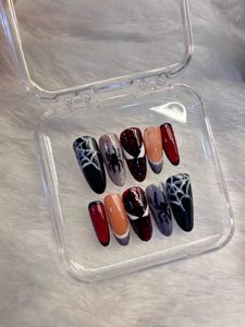 Spider-Man Themed Press-On Nails