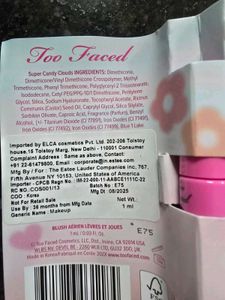 Too Faced Cloud Crush Whipped Lip &amp; Cheek Color