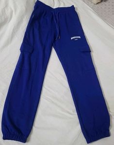 Blue bonkers corner Cargo Joggers