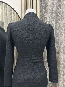 SEED HERITAGE Gothic Textured Midi Dress