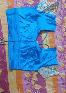 Embroidered Wedding Or Party Wear Saree