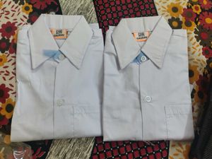 White Collared Shirt and Pant - pack of 2