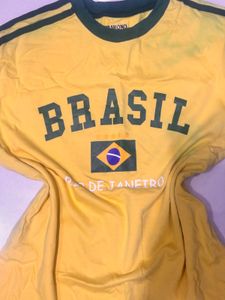 🇧🇷 Retro Brazil oversize Graphic Tee