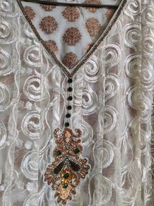 Heavy Embroidrery Anarkali Kurta With Duppatta